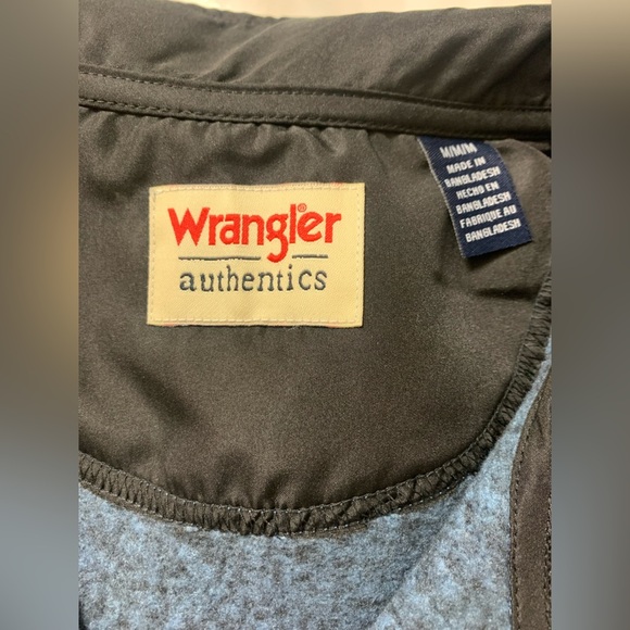 Wrangler Men's 1/4 Zip Pullover Sweater Blue Knit Size M NWT - Picture 4 of 9